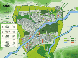 洛陽市近期建設(shè)規(guī)劃-綠化用地規(guī)劃圖