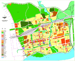洛陽市老城、瀍河分區(qū)規(guī)劃-總體規(guī)劃圖