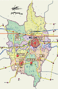 山西稷山縣縣域城鎮(zhèn)體系規(guī)劃-城鎮(zhèn)職能結構規(guī)劃圖