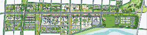 中州東路沿線城市設(shè)計總平面圖